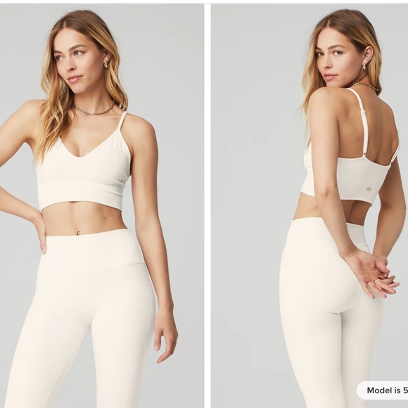 ALO Delight Bralette - Ivory - Picture 1 of 3